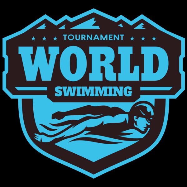 World Tournament Swimming logo template Thumbnail